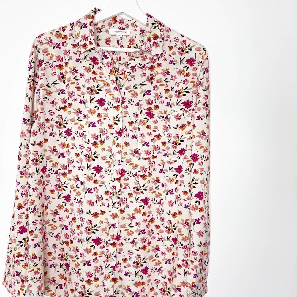 BEACHLUNCHLOUNGE Pink Floral Alanna Blouse - Picture 2 of 8
